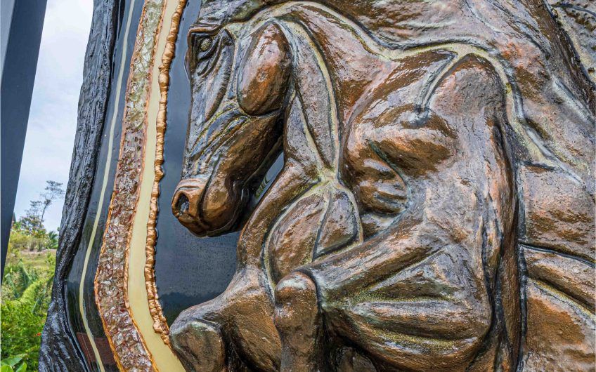 Propiedad con 2 casas de un solo nivel con piscina privada al norte de Dominical Puntarenas