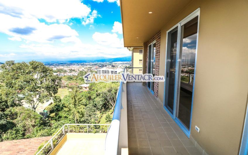 Lujoso apartamento con vista y terraza en San Rafael Escazú
