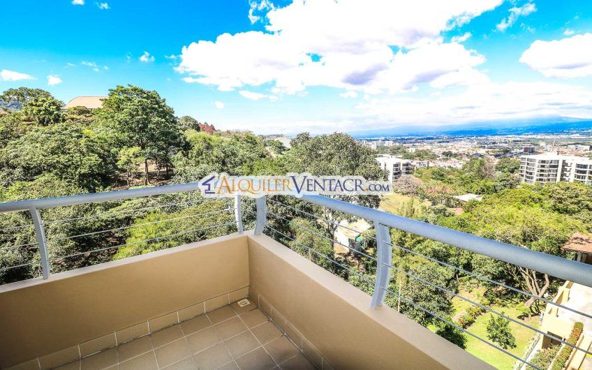 Lujoso apartamento con vista y terraza en San Rafael Escazú