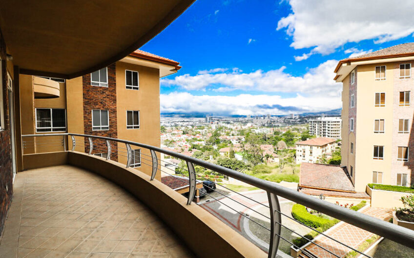 Apartamento amueblado con vista en San Rafael Escazú