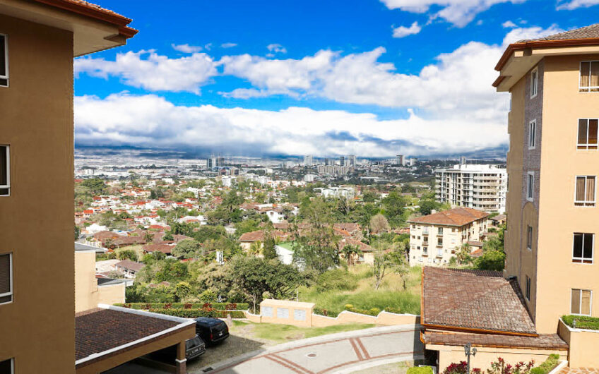 Apartamento amueblado con vista en San Rafael Escazú