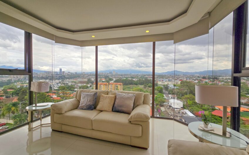 Penthouse de 3 habit. con full vistas en Bello Horizonte Escazú
