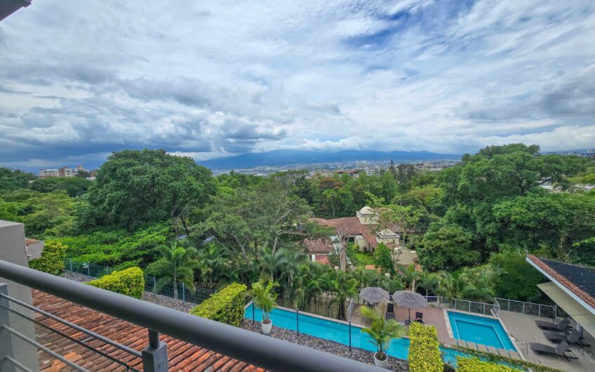 Jaboncillos Escazú! Condo con vista / jardín y línea blanca