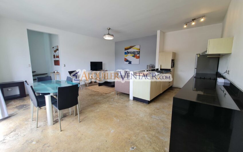 Condo Loft amueblado con vista en Guachipelín x Multiplaza Escazú