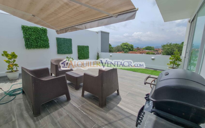 Condo Loft amueblado con vista en Guachipelín x Multiplaza Escazú
