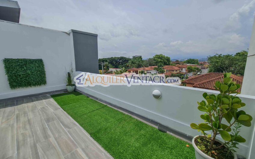 Condo Loft amueblado con vista en Guachipelín x Multiplaza Escazú