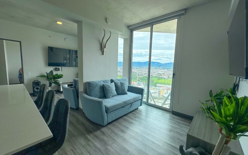 Torre Secrt Sabana! Apartamento amueblado de 2 habit. con vista