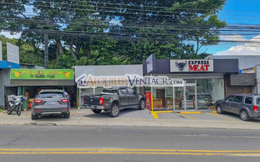 Local comercial de 80 m2 en San Rafael Escazú sobre calle principal