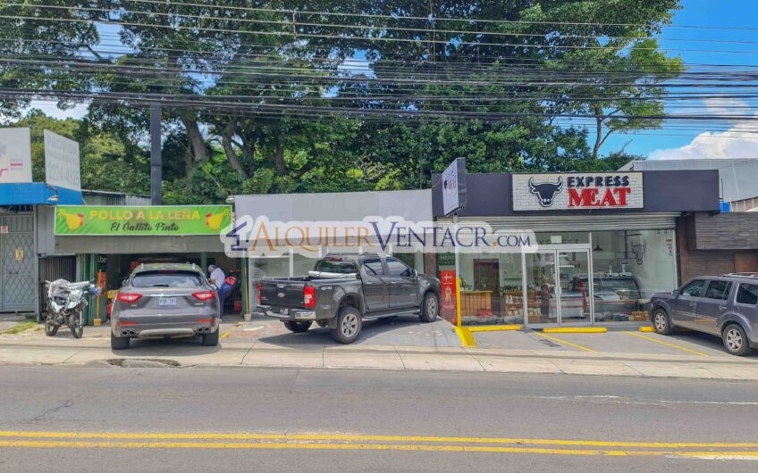Local comercial de 80 m2 en San Rafael Escazú sobre calle principal