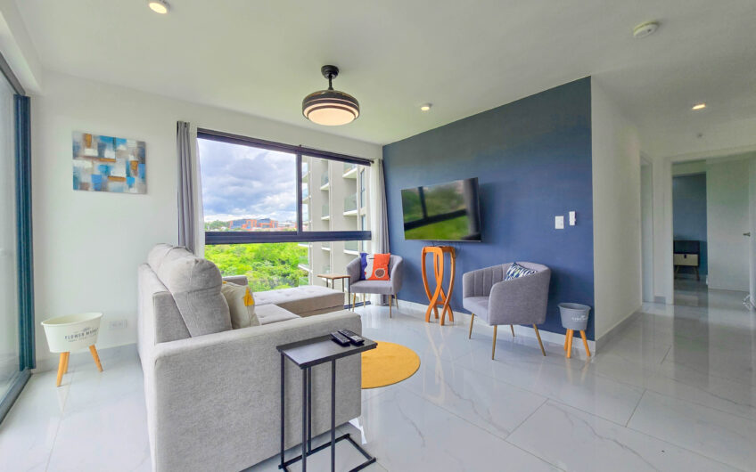 Apartamento esquinero full amueblado en Torre Soho Paradisus Rohrmoser