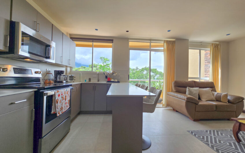 Apartamento de 2 habit. full amueblado con vistas en San Rafael Escazú