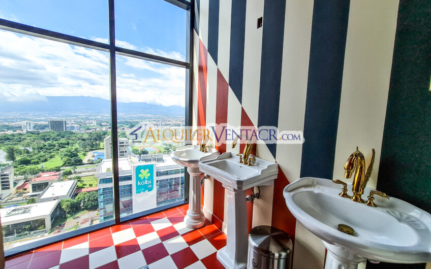 Torre Secrt Sabana! Apartamento amueblado de 2 habit. con vista