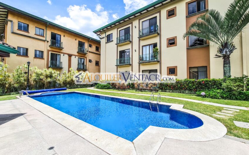 Apartamento amueblado en 1er nivel en San Rafael Escazú