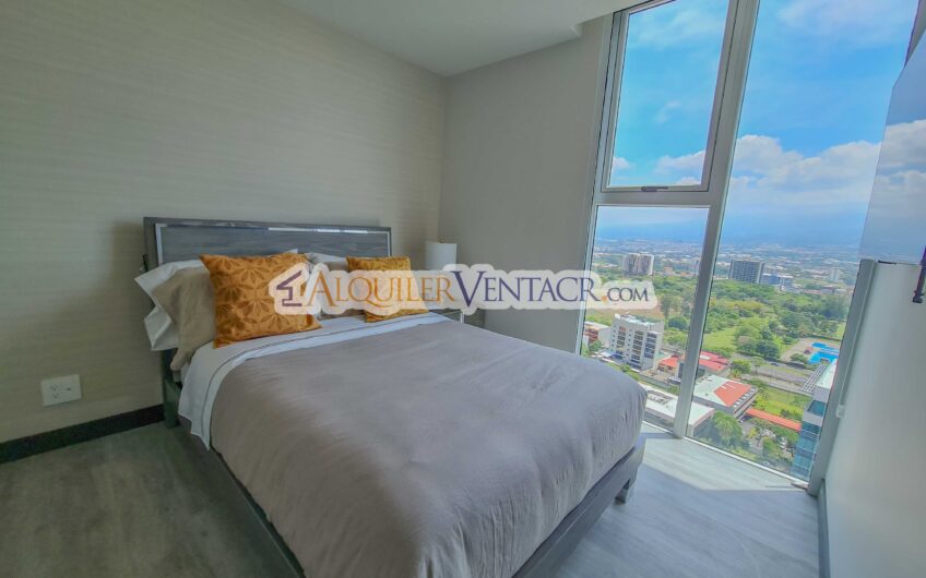 Torre Secrt Sabana! Apartamento amueblado de 2 habit. con vista