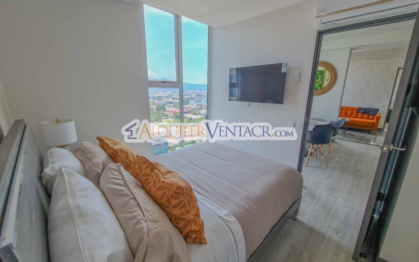 Torre Secrt Sabana! Apartamento amueblado de 2 habit. con vista