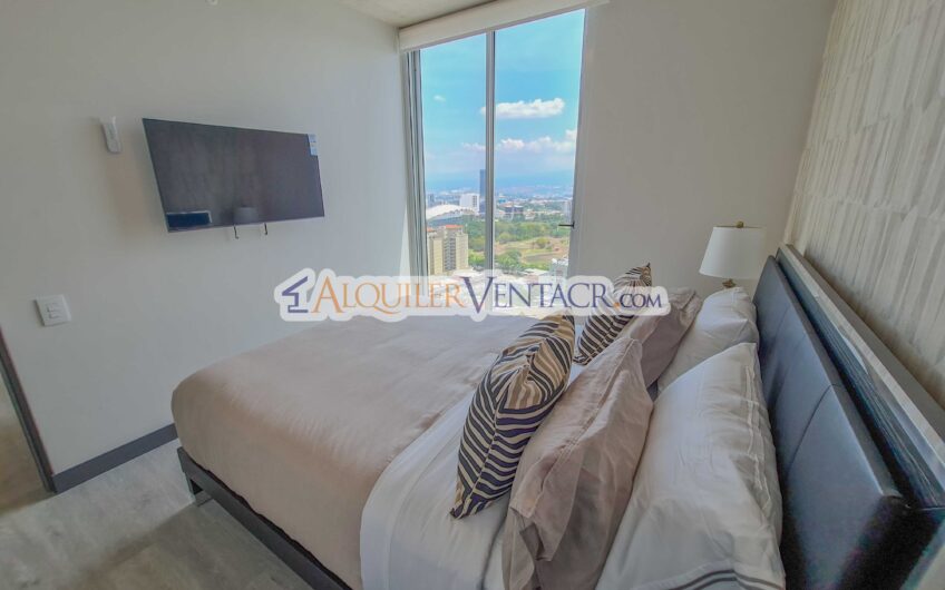 Torre Secrt Sabana! Apartamento amueblado de 2 habit. con vista