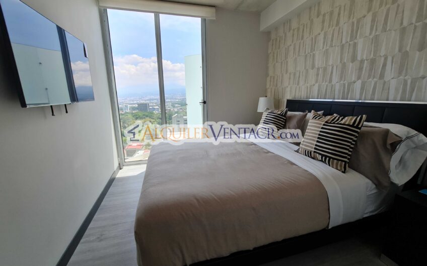 Torre Secrt Sabana! Apartamento amueblado de 2 habit. con vista